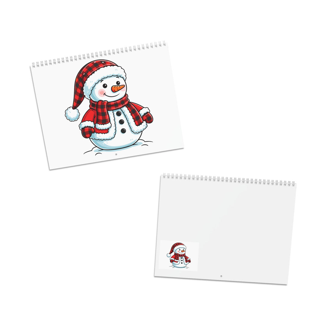 2026 Snowman Wall Calendar — Holiday Seasonal Monthly Planner