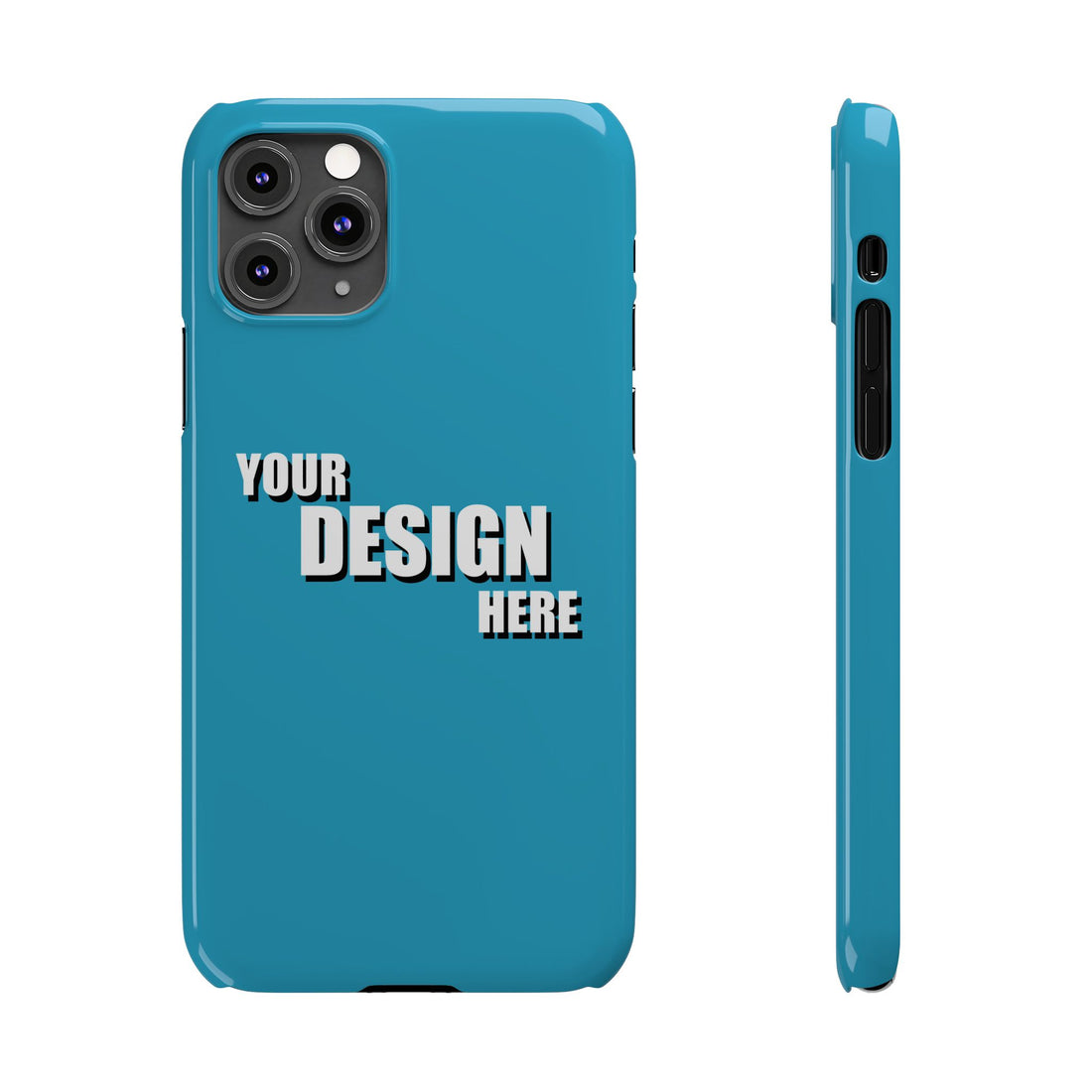Slim Phone Case – Customizable "Your Design Here" Protective Cover