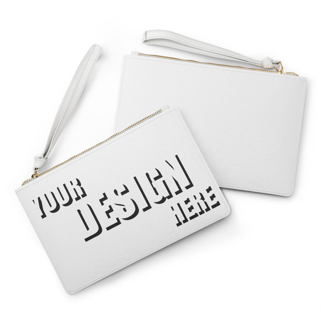 Custom Clutch Bag — Personalized Wristlet Pouch (Your Design Here)