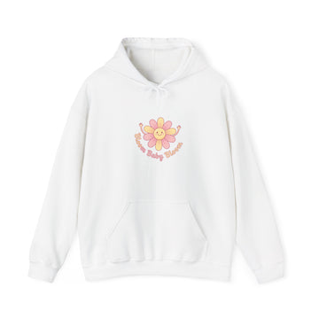 Happy Daisy Flower Hoodie — "Stay Blooming" Cute Floral Smiley Pullover