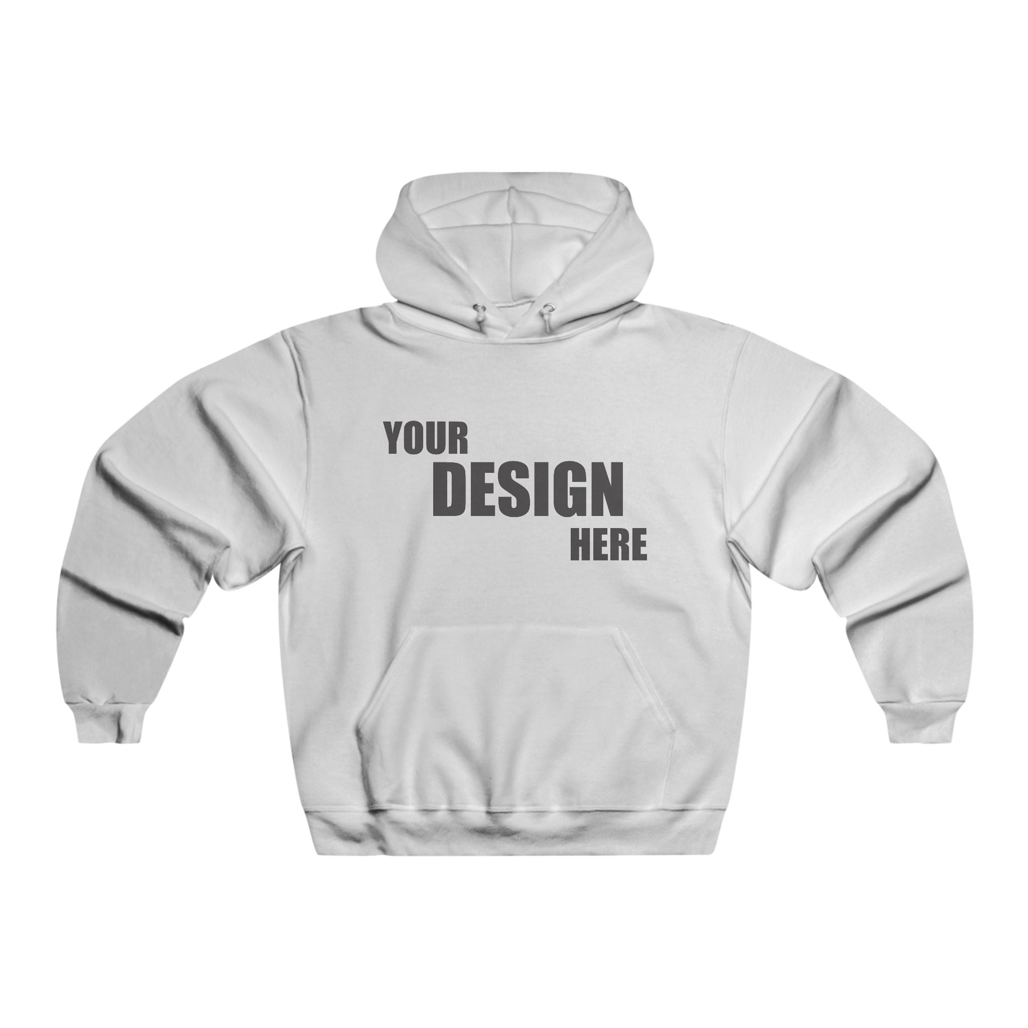 Men's Custom Hooded Sweatshirt - Your Design Here Printed Hoodie